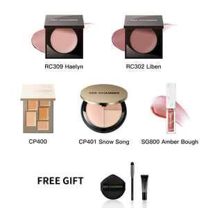 Muted Cool-Toned Makeup Collection - For Olive Skin 2