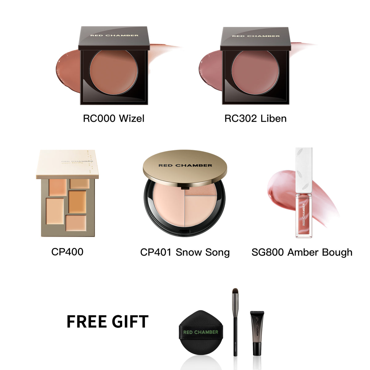 Muted Cool-Toned Makeup Collection - For Warm Undertones 2